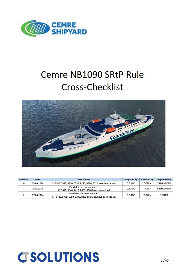SRtP Requirements Cross Check